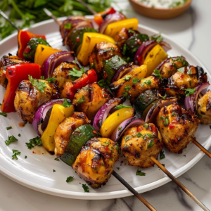Air Fryer Chicken Kabobs: Juicy & Quick Dinner