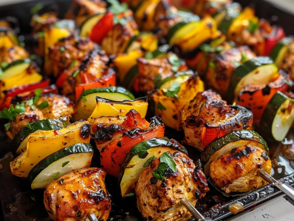 Tender Chicken Kabobs in the Oven Recipe