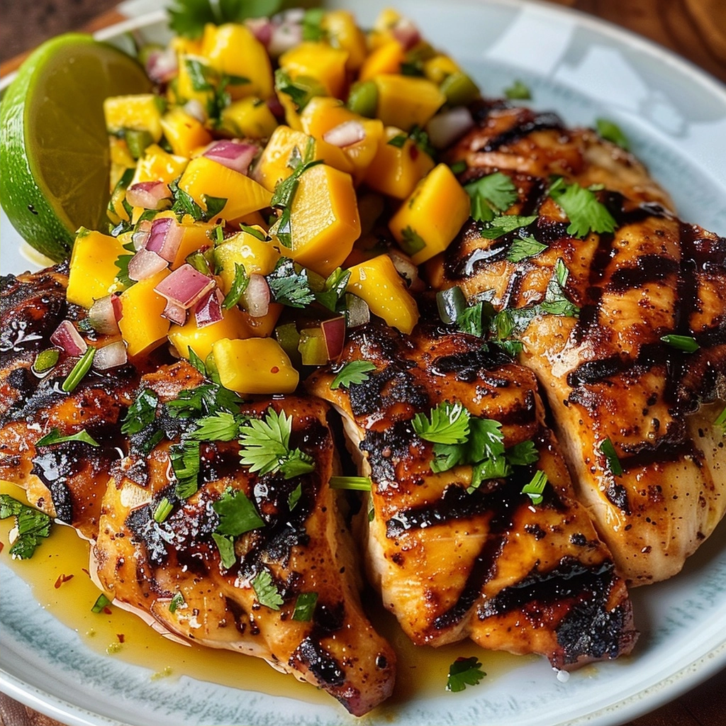 Juicy Honey Lime Chicken with Mango Salsa 6 image 1781278853283