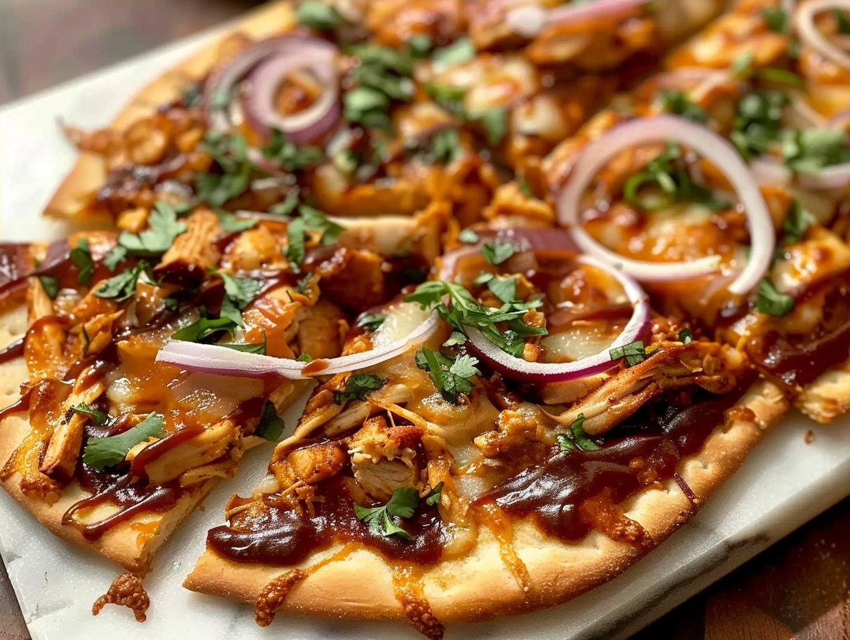 BBQ Chicken Flatbread Recipe: A Flavorful Creation 4 BBQ Chicken Flatbread Recipe: A Flavorful Creation