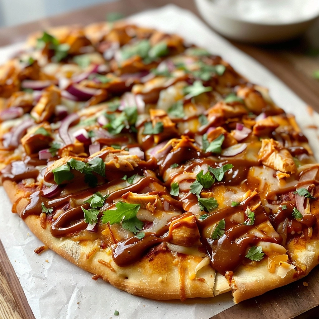 BBQ Chicken Flatbread Recipe: A Flavorful Creation 5 image 1781279058763