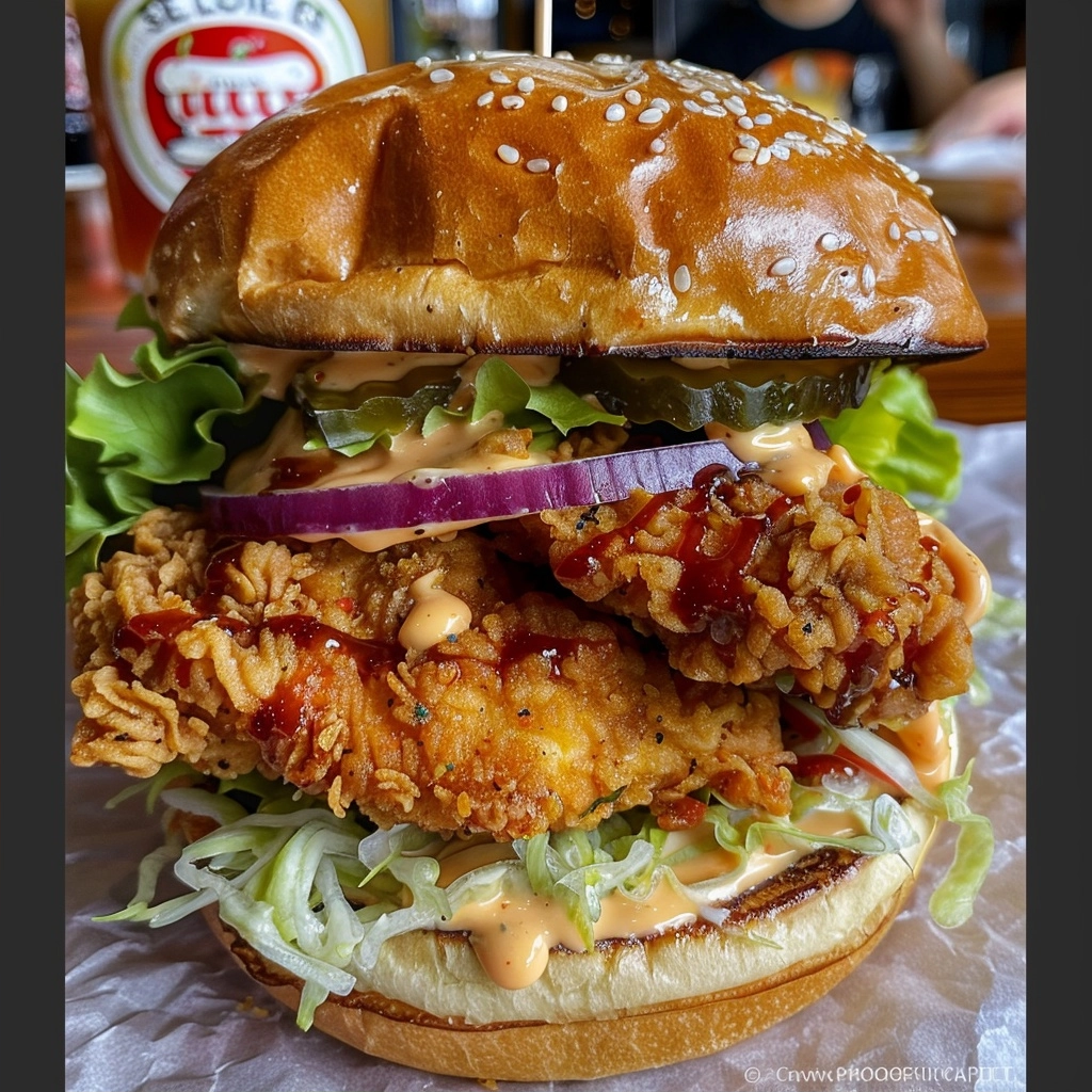 Crispy Juicy Maui Wowie Chicken Sandwich 5 image 1781279183519