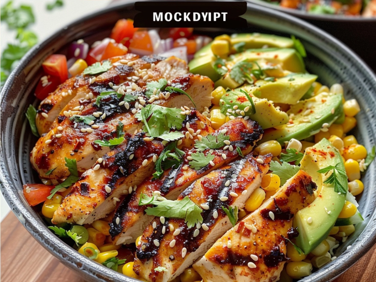 Grilled Chicken Bowls with Avocado and Corn 11 Grilled Chicken Bowls with Avocado and Corn