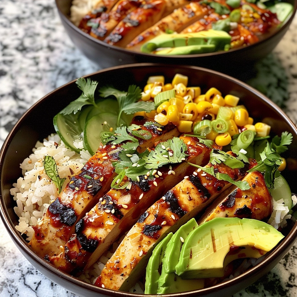 Grilled Chicken Bowls with Avocado and Corn 5 image 1781284810090
