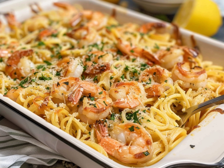 Shrimp Scampi Pasta Bake: A Simple Oven-Baked Recipe