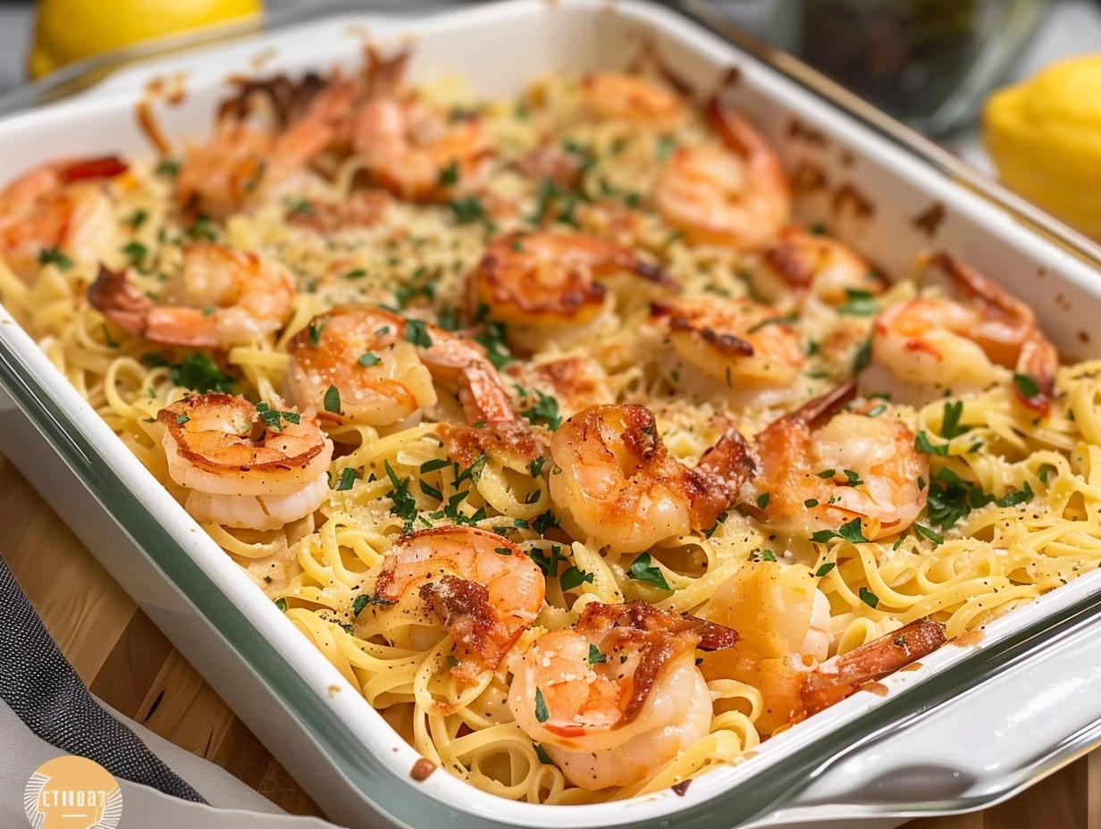 Shrimp Scampi Pasta Bake: A Simple Oven-Baked 5 image 1782924018845