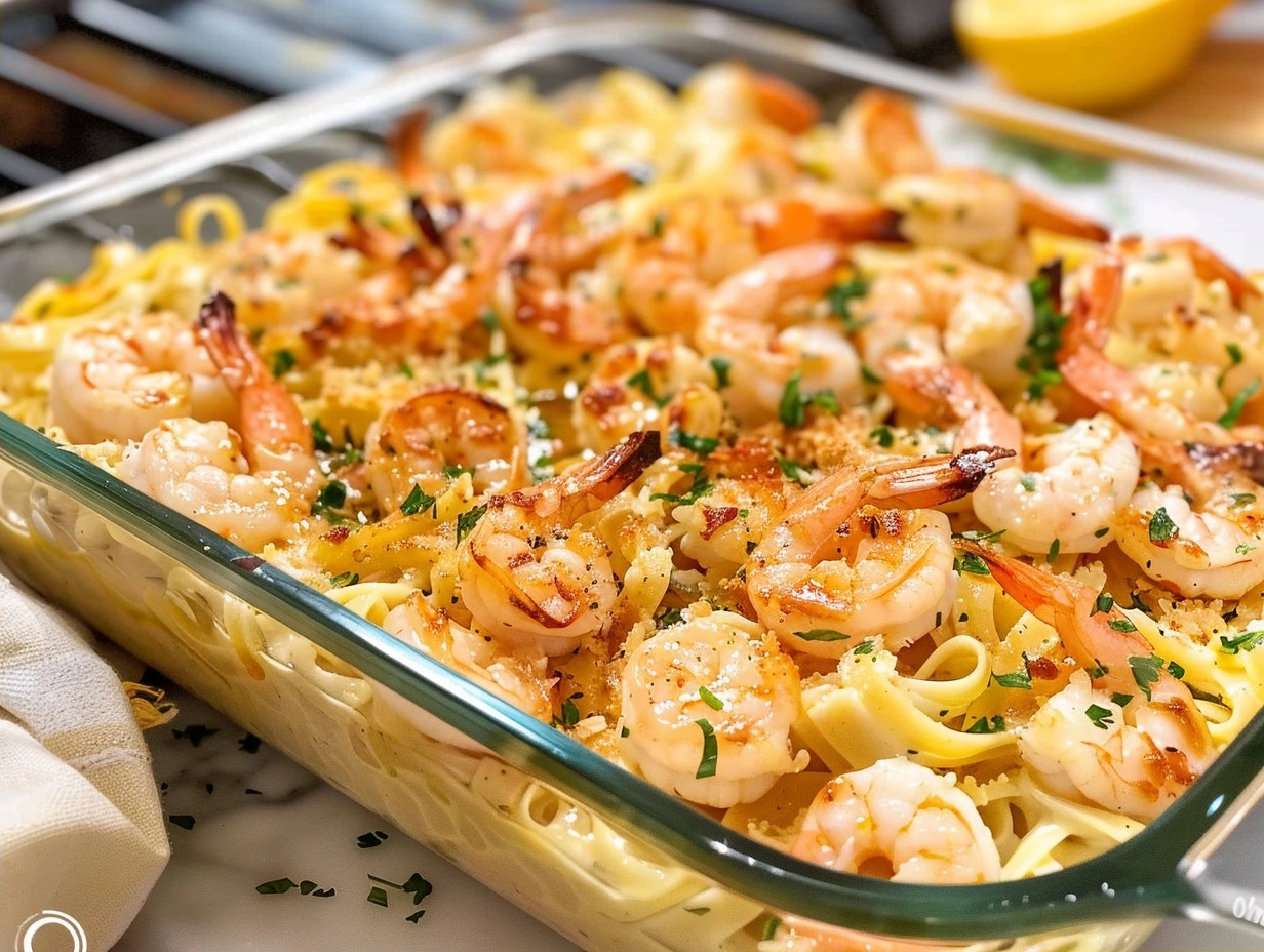 Shrimp Scampi Pasta Bake: A Simple Oven-Baked 6 image 1782924021505