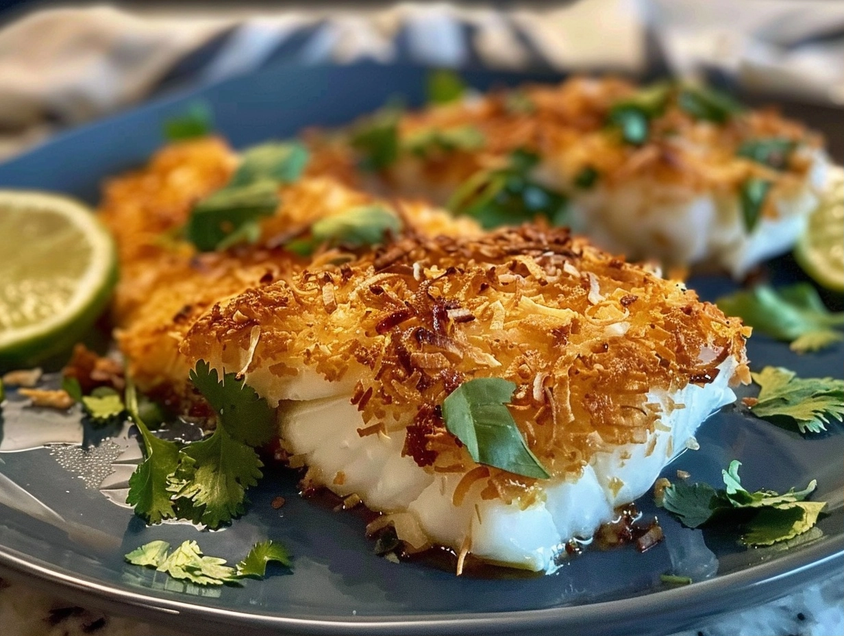 Tropical Paradise Coconut Crusted Fish Fillet Recipe 4 Tropical Paradise Coconut Crusted Fish Fillet Recipe