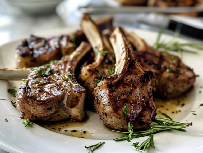Grilled Lamb Chops: Simple Herb-Crusted Perfection