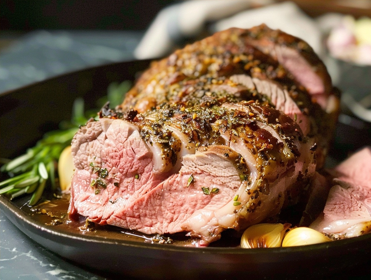 15-Minute Prep Roasted Leg of Lamb with Garlic and Herbs 5 image 1783292366821