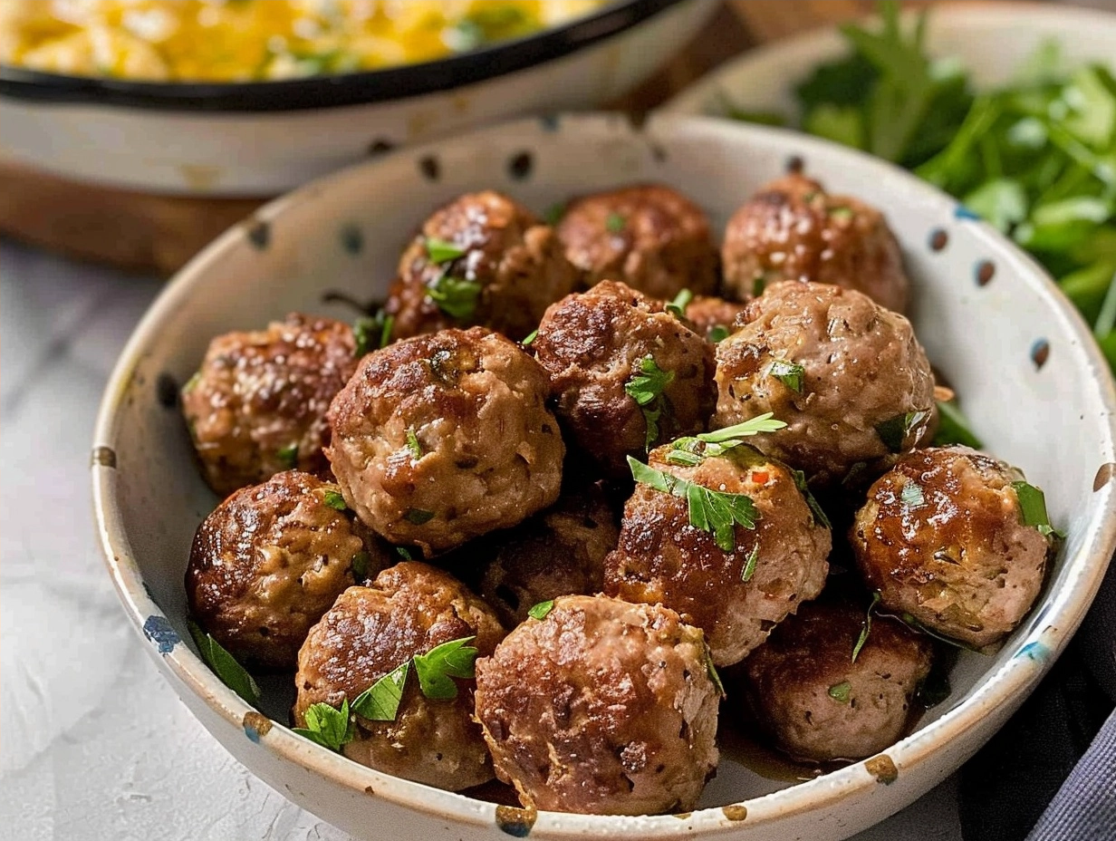15-Minute Air Fryer Lamb or Beef Meatballs - Easy Way 5 Air Fryer Lamb or Beef Meatballs