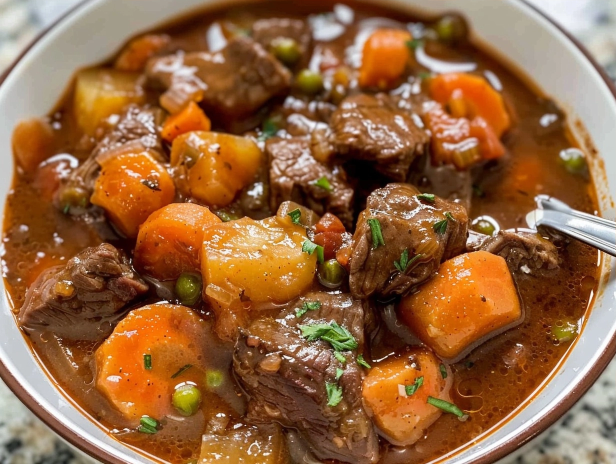 20-Minute Prep Slow Cooker Beef Chuck Stew Easy for Beginners 4 Slow Cooker Beef Chuck Stew Recipe For Beginners