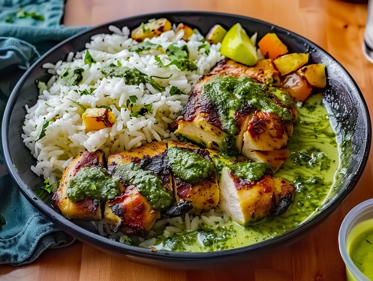 Easy 30-Minute Peruvian Chicken and Rice with Green Sauce 5 image 1783320419435