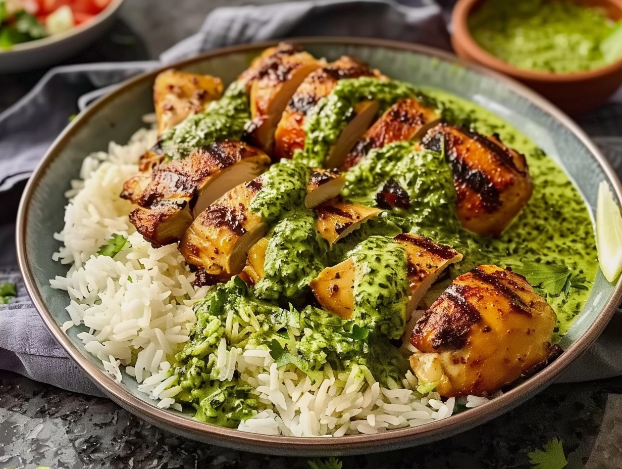 Easy 30-Minute Peruvian Chicken and Rice with Green Sauce 6 image 1783320421075