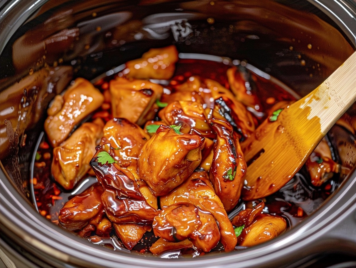 10-Minute Prep Slow Cooker Honey Garlic Chicken: Easy Weeknight Meal 4 Slow Cooker Honey Garlic Chicken: Easy Weeknight Meal