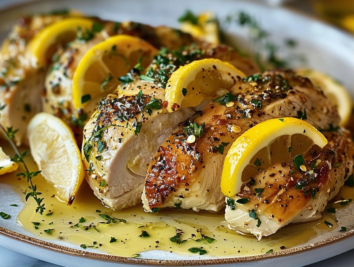 10-Minute Prep Slow Cooker Lemon Herb Chicken: Quick and Healthy Dinner 6 image 1783320745397
