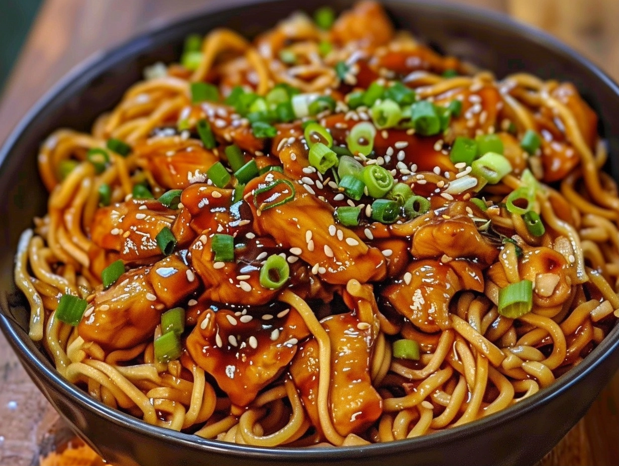 15-Minute Sticky Garlic Chicken Noodles for Quick Dinners 6 image 1783320887098