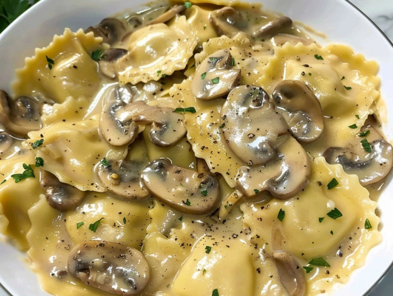 10-Minute Mushroom Ravioli Sauce: Easy and Creamy Pasta Dinner 7 Mushroom Ravioli Sauce: A Creamy Homemade Recipe