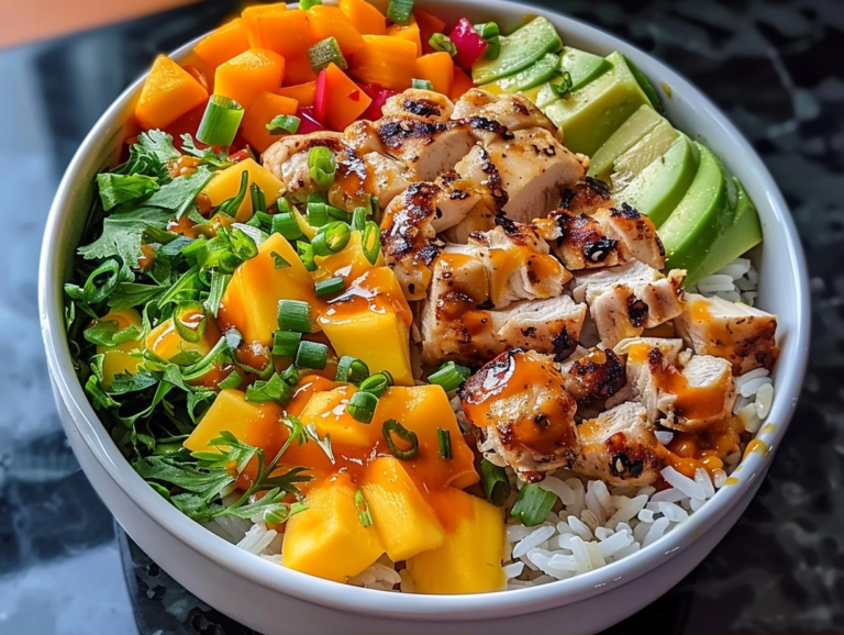 30-Minute Chicken Mango Rice Bowl: Quick and Healthy Dinner 10 30-Min Chicken Mango Rice Bowl Recipe