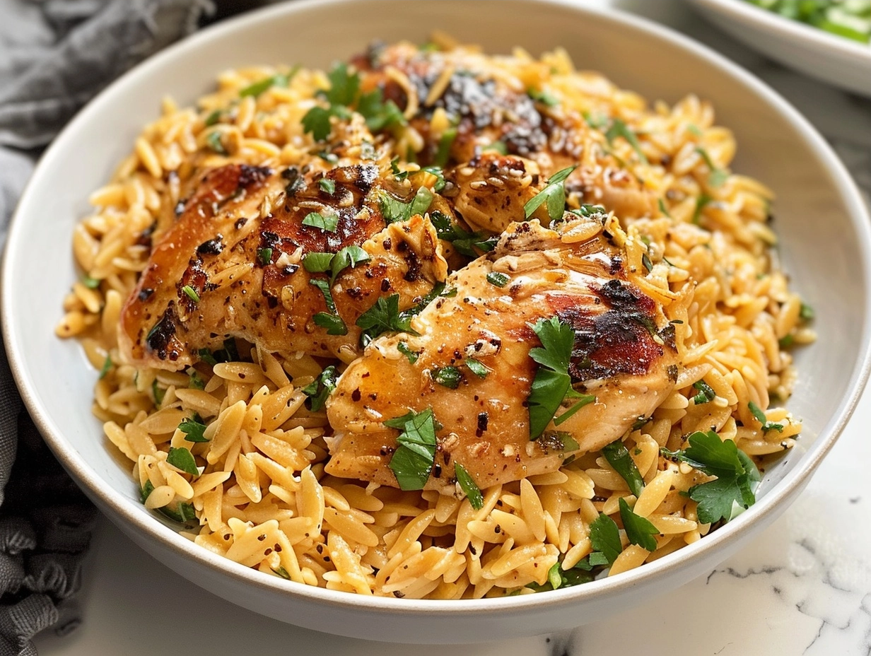 35-Minute Marry Me Chicken Orzo - Easy Skillet Dinner 5 image 1783321409093