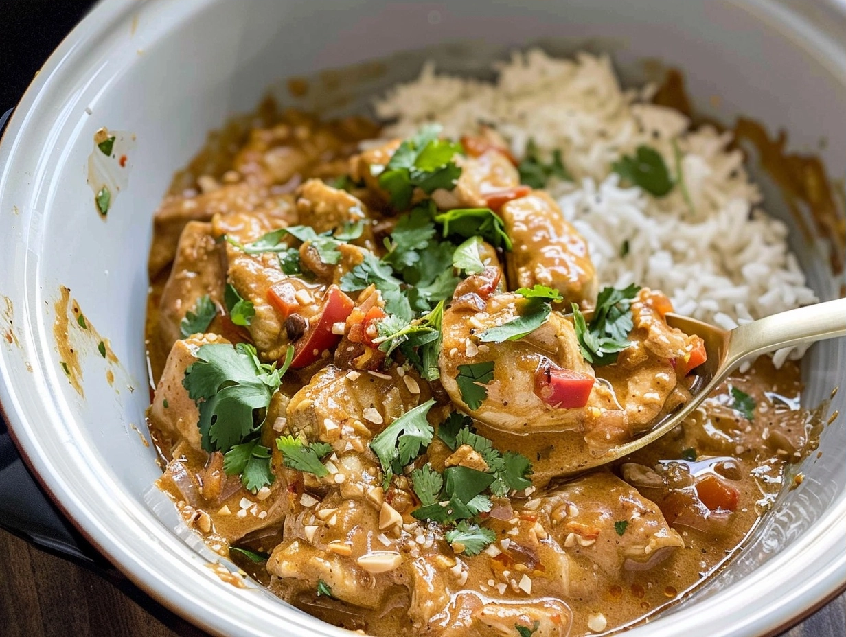 10-Minute Prep Crockpot Thai Peanut Chicken - Easy Way 6 image 1783321609418