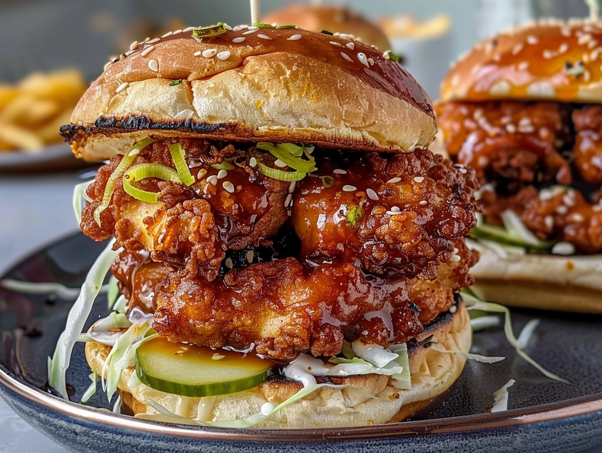 30-Minute Korean Fried Chicken Sandwiches - Crispy and Easy 5 image 1783358578010